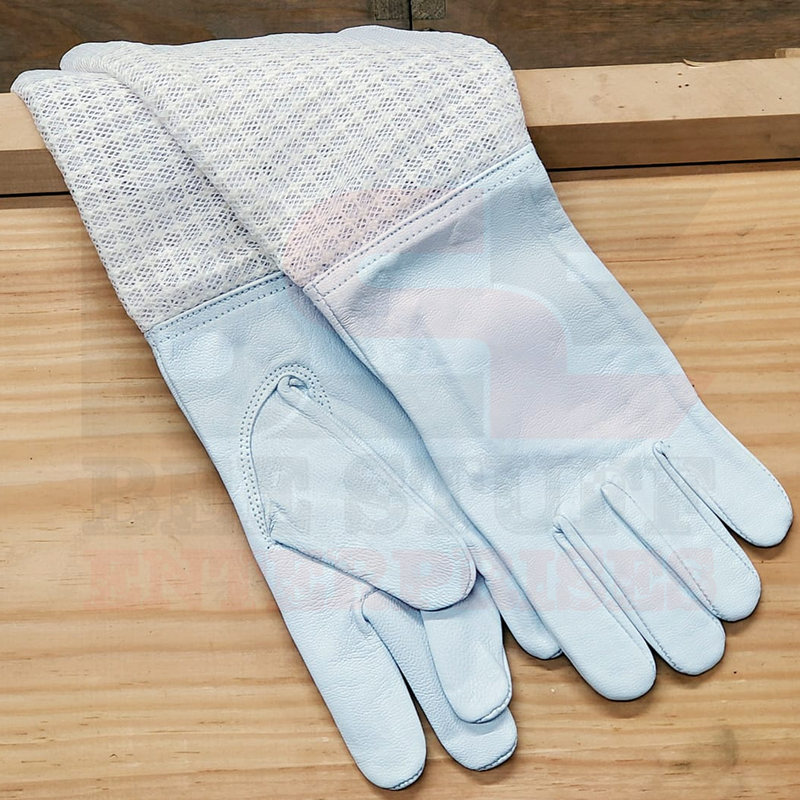 Goat skin vented gloves
