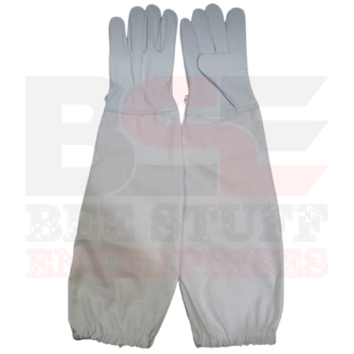 Premium White Goat Skin Gloves