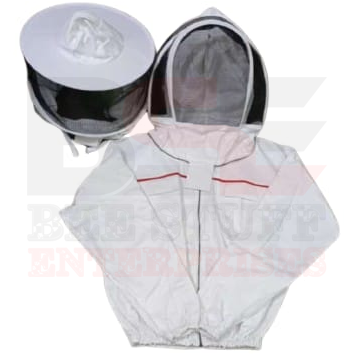 Premium New Style Cotton Bee Jacket with Round and Fancying Veil