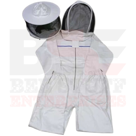 New Style Cotton Bee Suit With Round and Fancying Veil