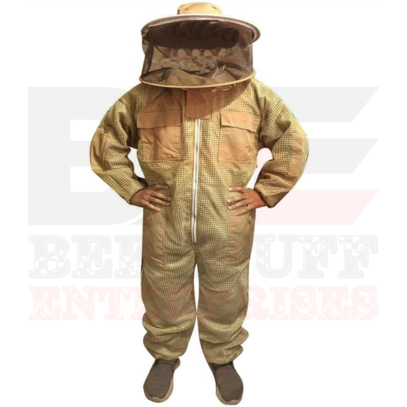 Protective 3 Layer Suit with Round Veil