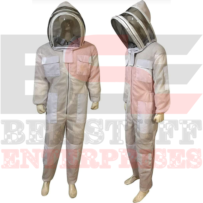 3 Layer Ventilated Bee Suit With Fancying Drinking Veil